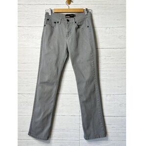 RSQ Jeans Boys Size 18 Gray London Skinny Cotton Blend Everyday Comfort Stretch